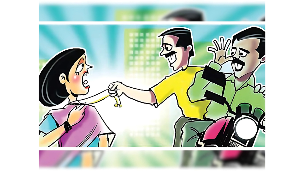 Chain snatching in Kalyan