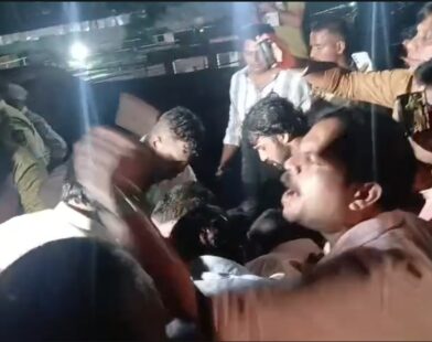 Jitendra Awhad protest