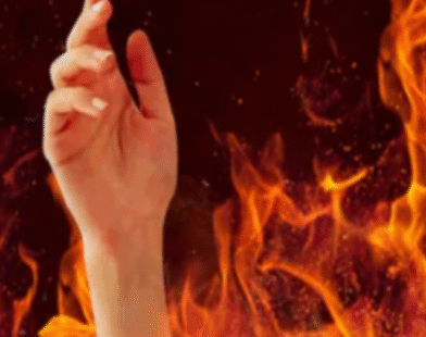 Latur wife burned