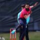 ICC officials announcing suspension of a US cricket player