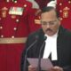Justice Suryakant taking oath as the 53rd Chief Justice of India, administered by President Droupadi Murmu