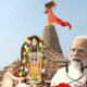 Narendra Modi religion flag hoisting