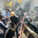 Firefighters and smoke seen after an LPG explosion at an industrial company in the Bhosari MIDC area