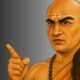 Illustration of Acharya Chanakya pointing his finger, representing Chanakya Niti success advice