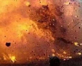 Smoke and destruction after a boiler explosion at a glue factory in Pakistan that killed at least 15 people
