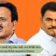 Girish Mahajan and actor Sayaji Shinde featured together in a collage image during the tree-cutting controversy