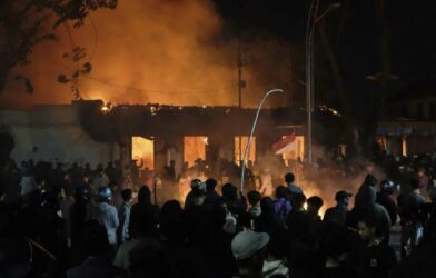 Fire in Indonesia