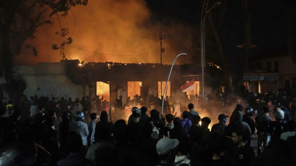 Fire in Indonesia