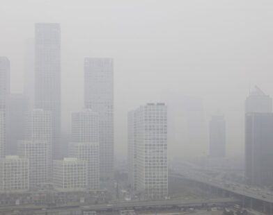 Maharashtra Pollution Control Board officials inspecting an RMC plant in Mumbai