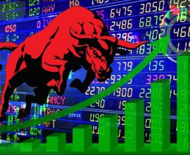 Sensex Gains 100 Points