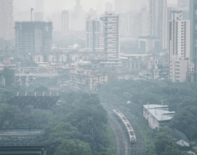 Bad weather in Mumbai