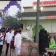 Decorated Nrusinhwadi temple filled with devotees on Datta Jayanti
