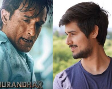 Dhruv Rathee reacting on social media as controversy erupts over Dhurandhar movie