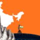 Elected corporators and political party flags after district municipal election results