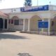 Police officials at Ishwarpur conducting an investigation in a minor assault case