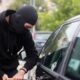 Stolen government car with police investigation markings