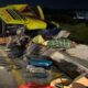 Bus overturned after colliding with a concrete barrier in Indonesia, causing multiple fatalities