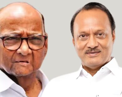 NCP leaders during a political meeting in Pune as discussions over unity between both factions intensify
