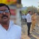 Crime scene in Overgaon village where former sarpanch was brutally murdered over a land dispute