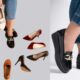 Footwear shopping tips showing different types of shoes on display