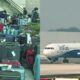 IndiGo Flight img as a shown has travel luggage on the other side