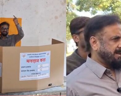 Imtiaz Jaleel Casts Vote