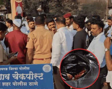 Beef seizure near Shirgaon checkpost