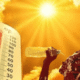 The temperature has risen