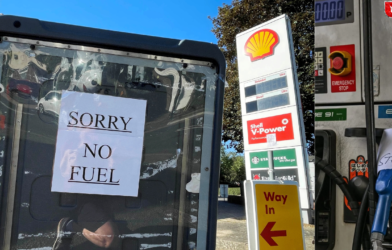 shortage of fuel