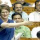 "सरकार महिला आरक्षण विधेयकाचा राजकीय वापर करत आहे,"; प्रियंका गांधी लोकसभेमध्ये म्हणाल्या