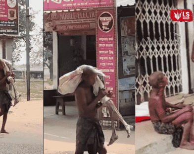 brother carries sister dead body to bank