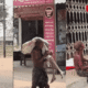brother carries sister dead body to bank