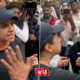 traffic jam woman scolds minister