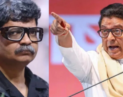 MNS Protest Against Sadavarte