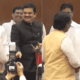 Shinde Danve handshake politic